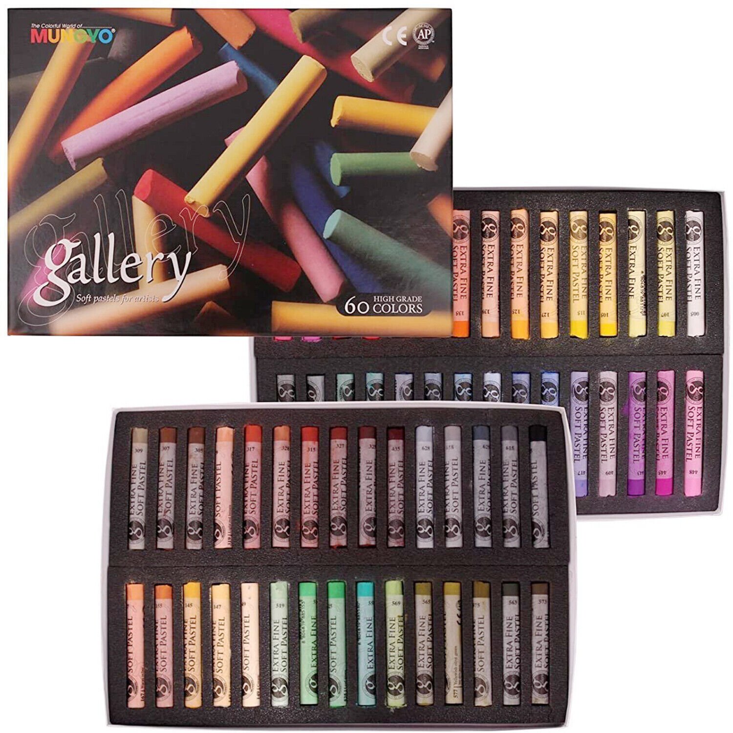 Mungyo Gallery Artist Yuvarlak Soft Toz Pastel Boya Seti 60'LI