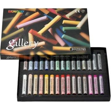 Mungyo Gallery Artist Yuvarlak Soft Toz Pastel Boya Seti 30'LU