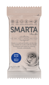 Smarta Kil Hamur Modelleme 100 gr Koyu Mavi