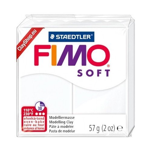 Staedtler Fimo Soft Polimer Kil 57Gr. 0 Beyaz