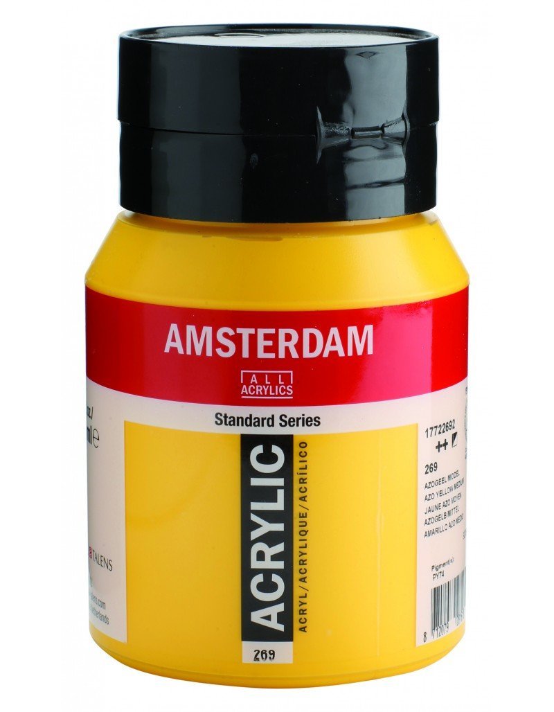 Talens Amsterdam Akrilik Boya 500ml 269 Azo Yellow Medium