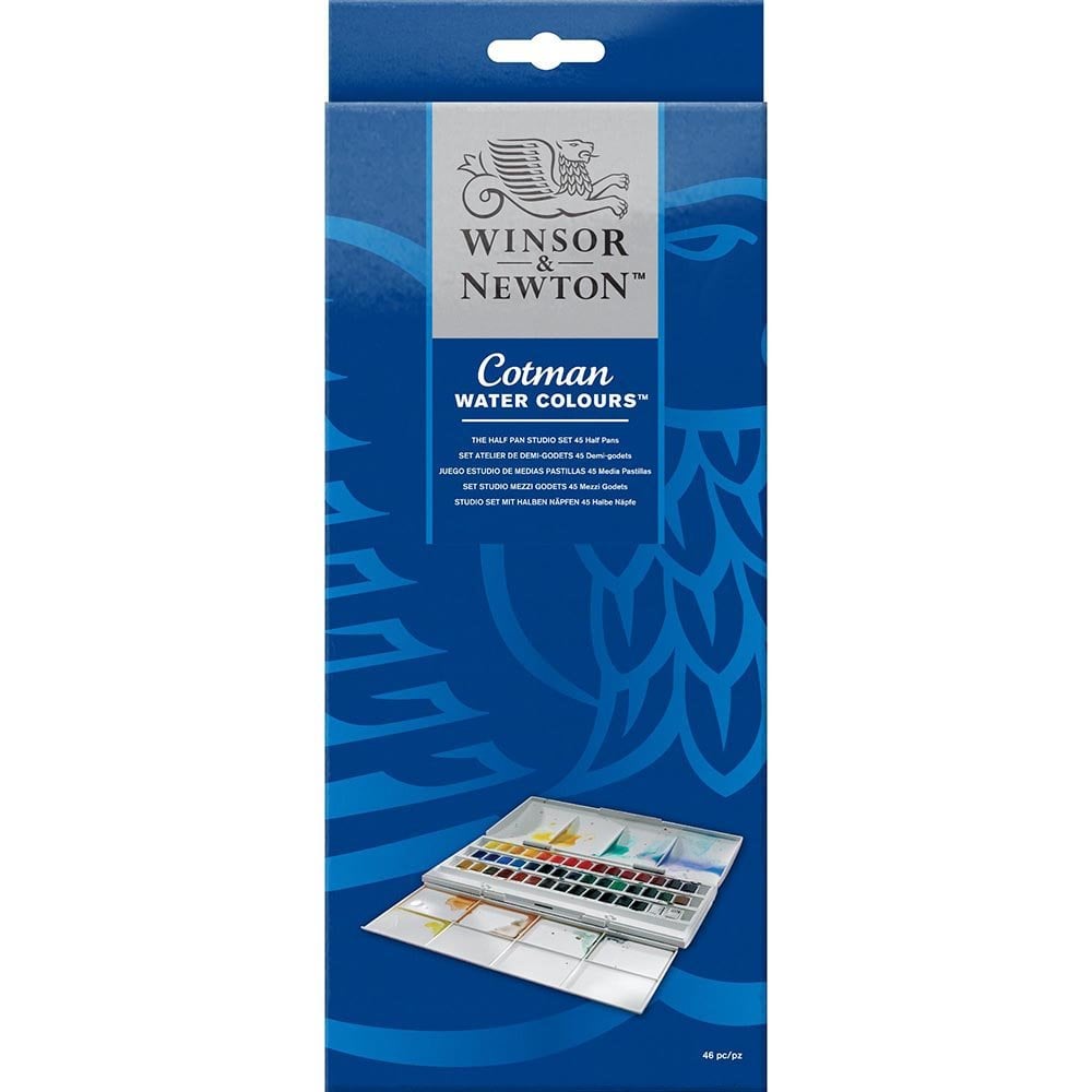 Winsor & Newton Cotman 1/2 Tablet Sulu Boya 45 Renk