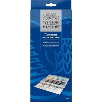 Winsor & Newton Cotman 1/2 Tablet Sulu Boya 45 Renk