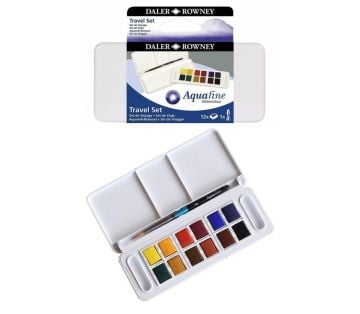Daler Rowney Aquafine 12 Renk Sulu Boya