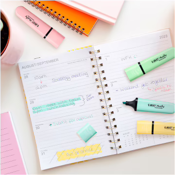 BİC FOSFORLU KALEM 4'LÜ BLİSTER NEON KARIŞIK