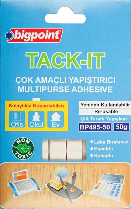 Bigpoint Tack-İt Patafix Hamur Yapıştırıcı 60'lı