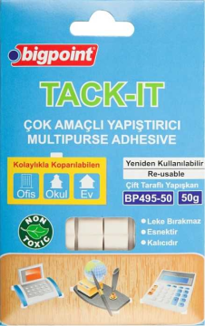 Bigpoint Tack-İt Patafix Hamur Yapıştırıcı 60'lı