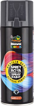 Nova Color Akrilik Sprey Boya 400ml ANTRASİT GRİ