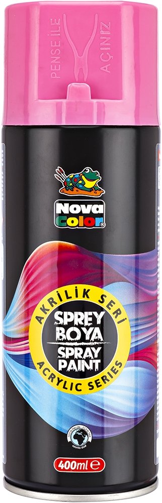 Nova Color Akrilik Sprey Boya 400ml PEMBE