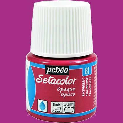 Pebeo Setacolor Opak Kumaş Boyası 81 RASPBERRY