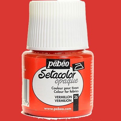 Pebeo Setacolor Opak Kumaş Boyası 26 VERMILION