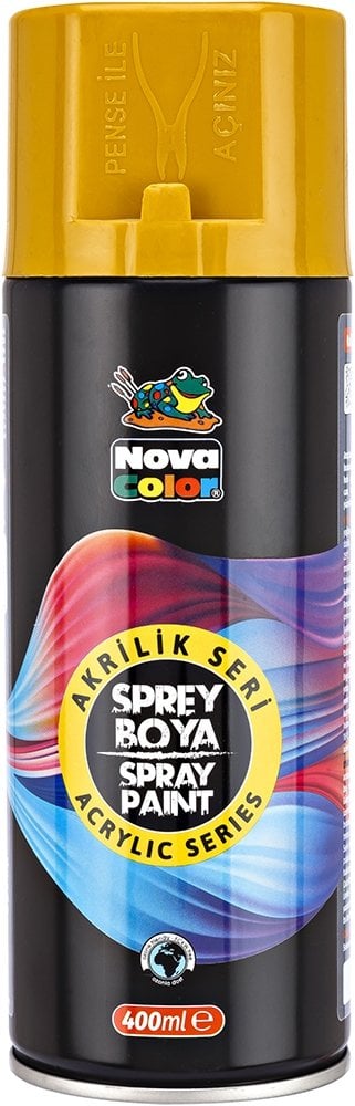 Nova Color Akrilik Sprey Boya 400ml SARI