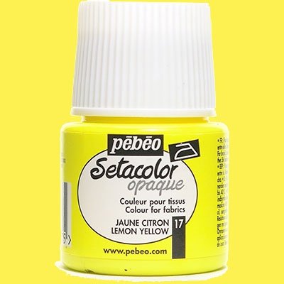 Pebeo Setacolor Opak Kumaş Boyası 17 LEMON YELLOW