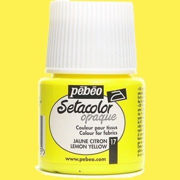 Pebeo Setacolor Opak Kumaş Boyası 17 LEMON YELLOW
