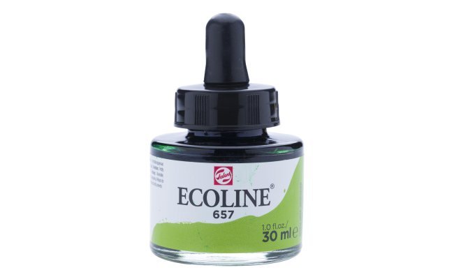 Talens Ecoline Sıvı Suluboya 30 ml. 657 Bronze Green
