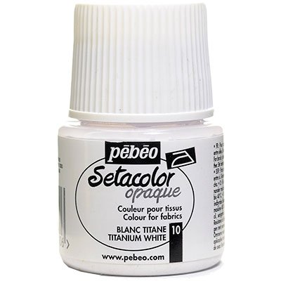 Pebeo Setacolor Opak Kumaş Boyası 10 TITANIUM WHITE