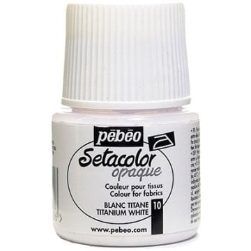 Pebeo Setacolor Opak Kumaş Boyası 10 TITANIUM WHITE