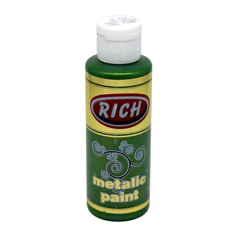 Rich Metalik Akrilik Boya 778-Ceviz Yeşili 120 cc
