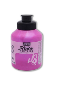 Pebeo Studio Akrilik Boya 500 ml 356 Iridescent Violet-Blue