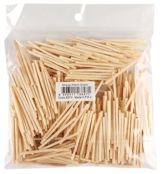 Südor Ahşap Kibrit Çöpü Naturel 500'lü