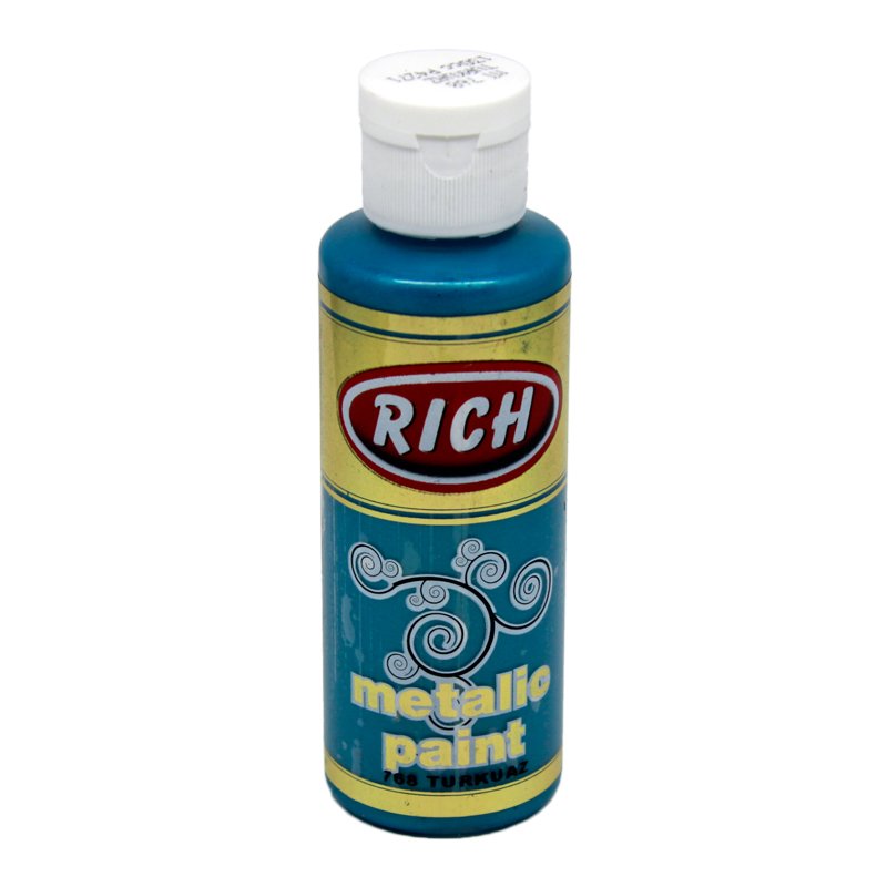 Rich Metalik Akrilik Boya 768-Turkuaz 120 cc