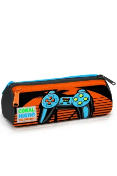Coral High Kids Gri Turuncu Gamer Desenli 3’lü Okul Çanta Seti SET0123746