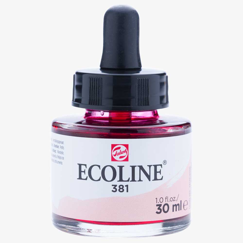 Talens Ecoline Sıvı Suluboya 30 ml. 381 Pastel Red
