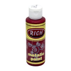 Rich Metalik Akrilik Boya 762-Bordo 120 cc