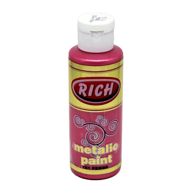 Rich Metalik Akrilik Boya 761-Pembe 120 cc