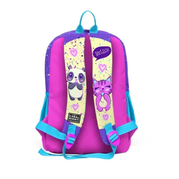 Coral High Kids Mor Pembe Anime Kız Desenli 3’lü Okul Çanta Seti SET0123735
