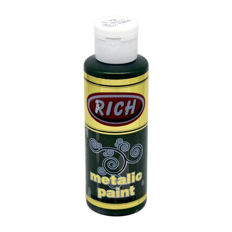 Rich Metalik Akrilik Boya 758-Yağ Yeşili 120 cc
