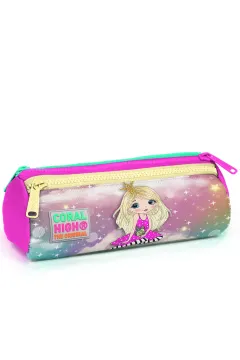 Coral High Kids Pembe Su Yeşili Unicornlu Kız Desenli 3’lü Okul Çanta Seti SET0123733