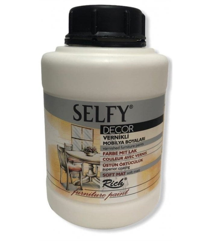 Rich Selfy Decor Vernikli Boya 1250cc 12802-Antik Beyaz
