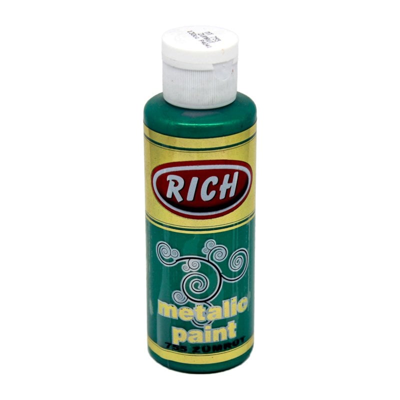 Rich Metalik Akrilik Boya 755-Zümrüt Yeşili 120 cc