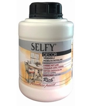 Rich Selfy Decor Vernikli Boya 1250cc 12800-Beyaz