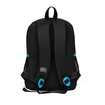 Coral High Kids Siyah Yeşil-Mavi Fermuar 3’lü Okul Çanta Seti SET0123717