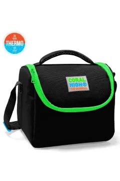 Coral High Kids Siyah Yeşil-Mavi Fermuar 3’lü Okul Çanta Seti SET0123717