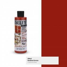 Rich Selfy Decor Vernikli Boya 240cc KARDİNAL KIRMIZI 824