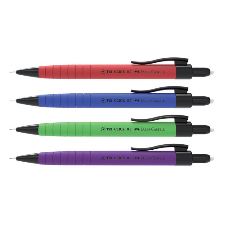 Faber Castell Tri Click Versatil 0,7 Uçlu Kalem Mor
