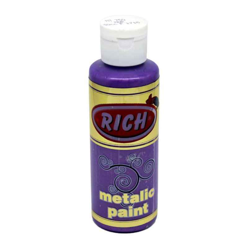 Rich Metalik Akrilik Boya 750-Mor 120 cc