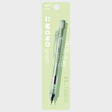 Tombow Mono Graph Pastel Shaker Versatil Kalem 0.5 mm Şeffaf Yeşil