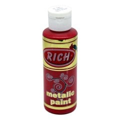 Rich Metalik Akrilik Boya 746-Kırmızı 120 cc