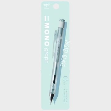 Tombow Mono Graph Pastel Shaker Versatil Kalem 0.5 mm Şeffaf Mavi
