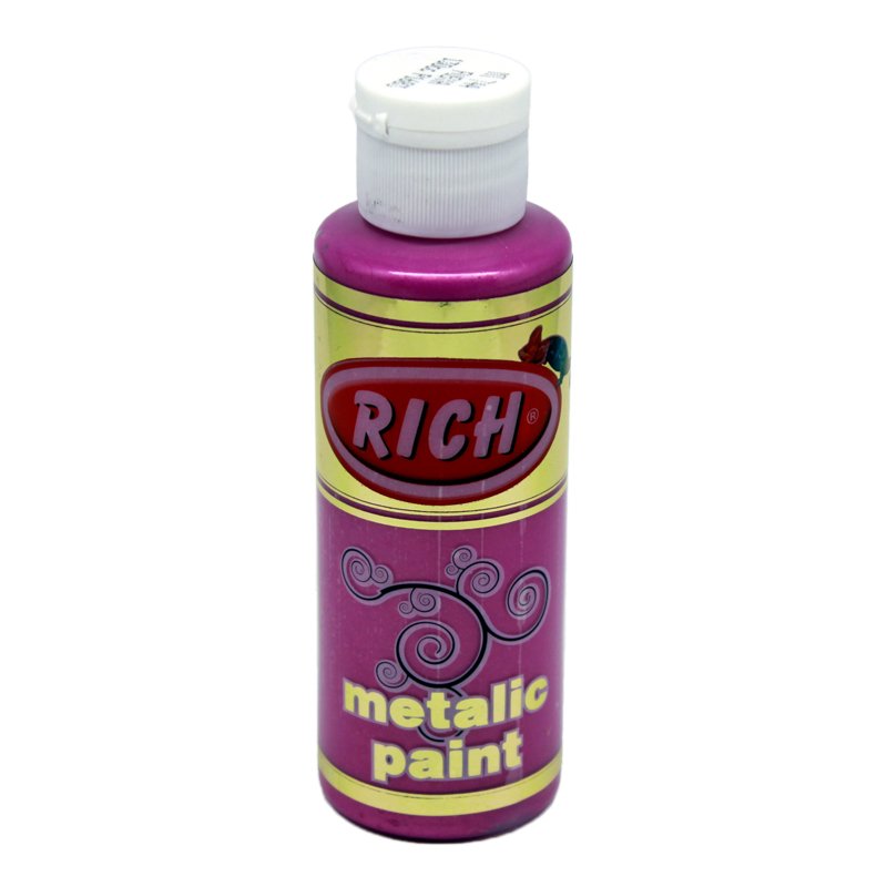 Rich Metalik Akrilik Boya 744-Fuşya 120 cc