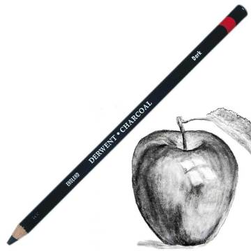 Derwent Charcoal Pencils Kömür Füzen Kalem Dark (Koyu)