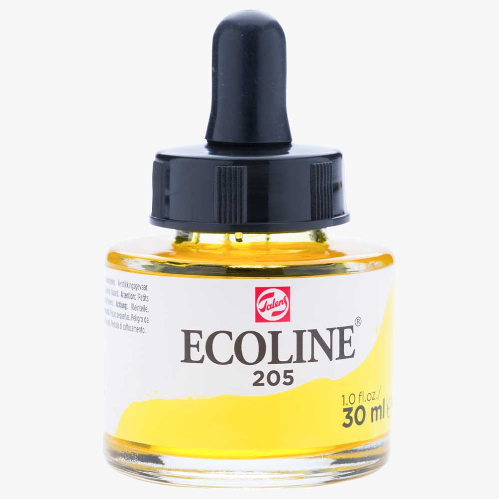 Talens Ecoline Sıvı Suluboya 30 ml. 205 Lemon Yellow