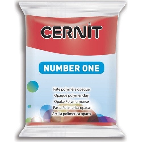 Cernit Number One Polimer Kil 56gr Red 400