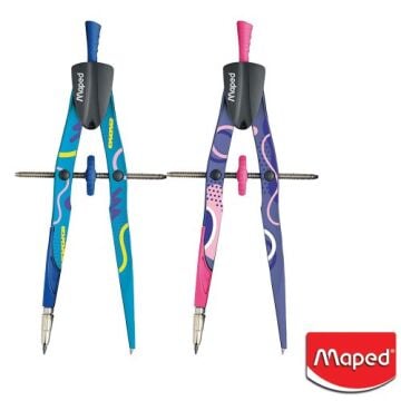 Maped System Hassas Pergel Seti Fancy 3'Lü MAVİ 291013