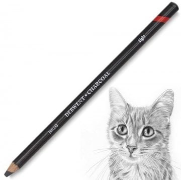 Derwent Charcoal Pencils Kömür Füzen Kalem Light (Açık)