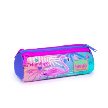 Coral High Kids Lavanta Pembe Flamingo Desenli 3’lü Okul Çanta Seti SET0123705